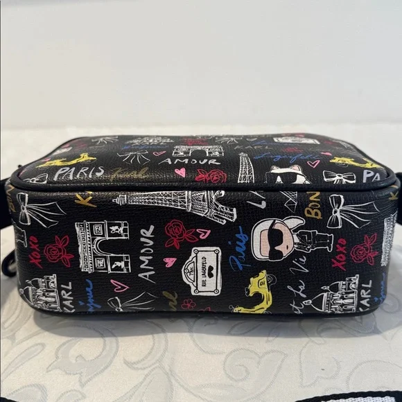 Karl Lagerfeld Multicolor Graphic Crossbody Bag - Picture 7 of 13